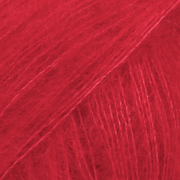 DROPS Kid-Silk 14 Red – mohair silk yarn