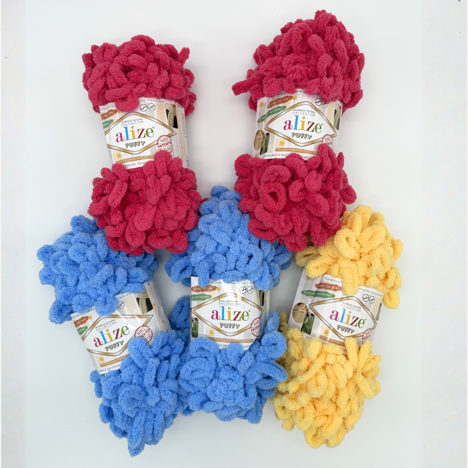 Alize Puffy Yarn Bundle (5 pcs.)
