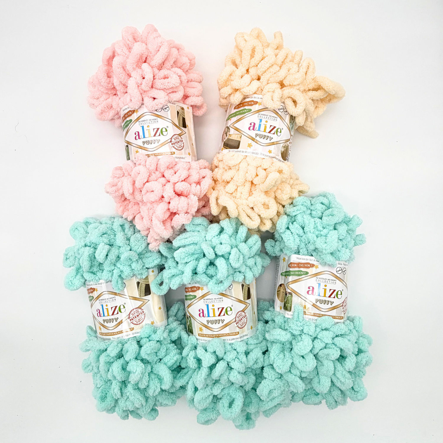 Alize Puffy Yarn Bundle (5 pcs.)