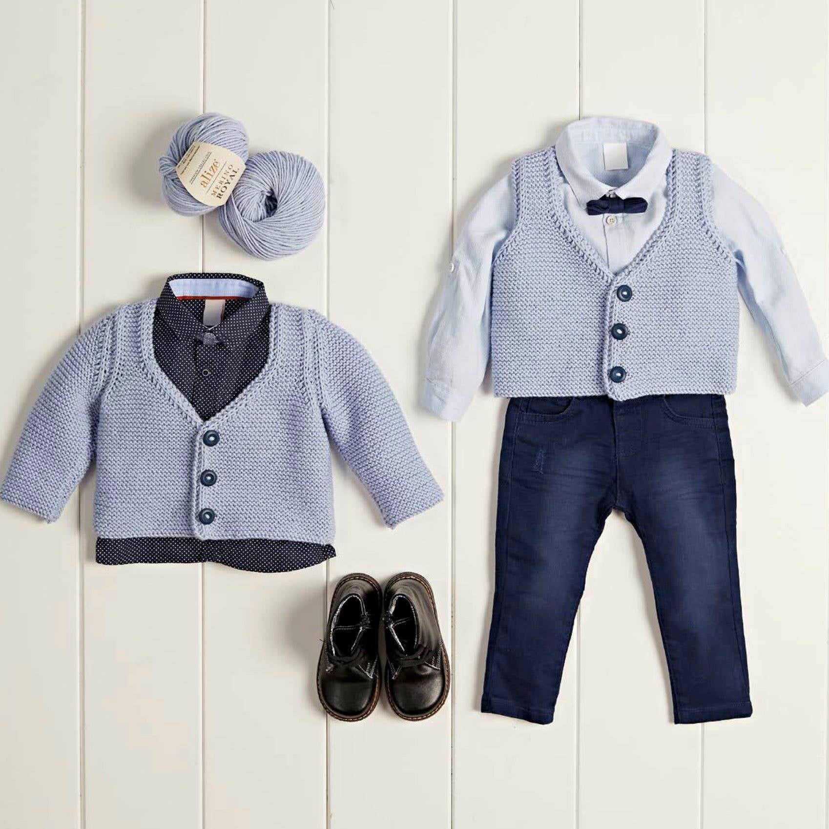 Baby Vest and Jacket Set Pattern