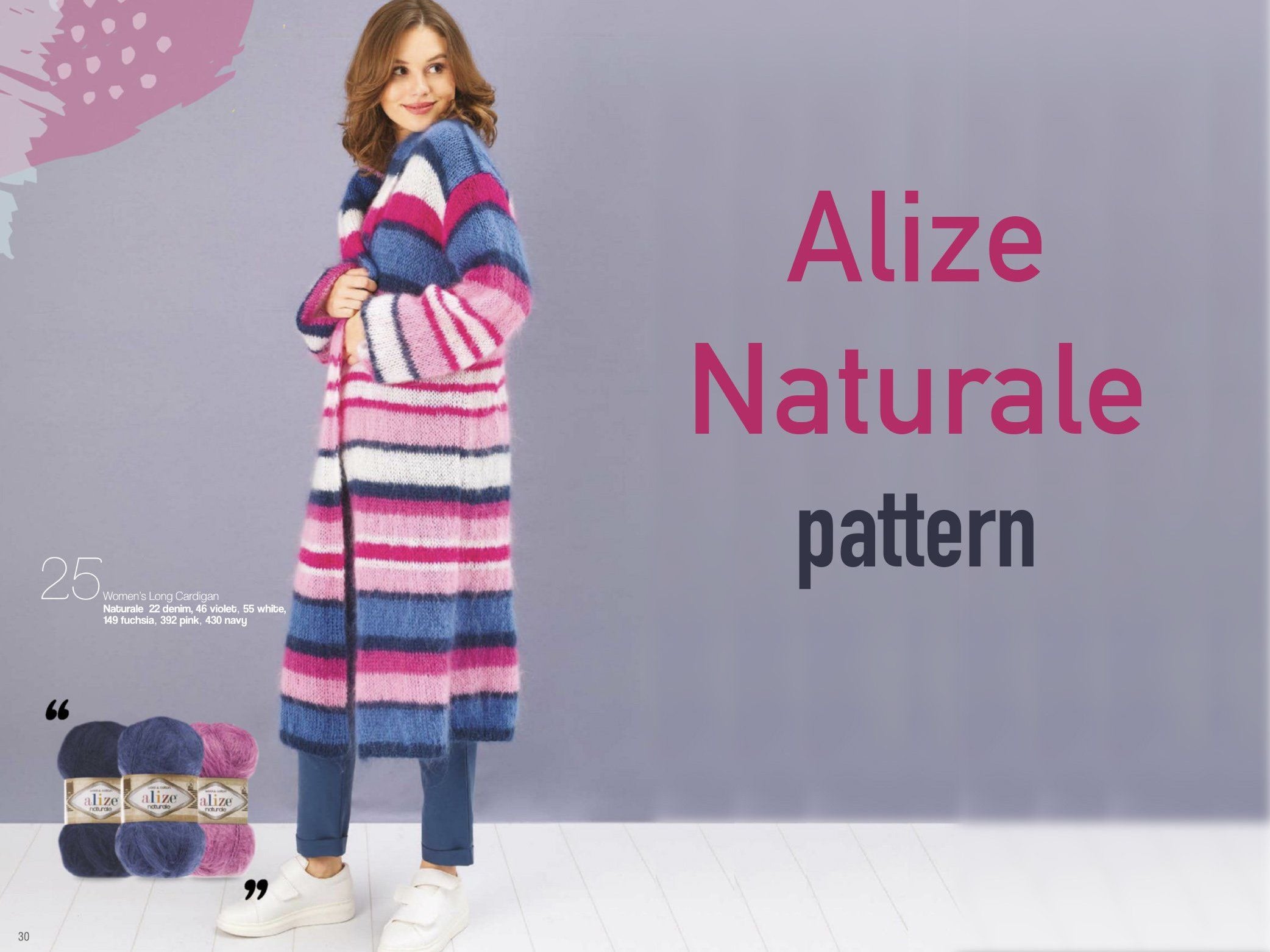 Women's Long Cardigan Pattern