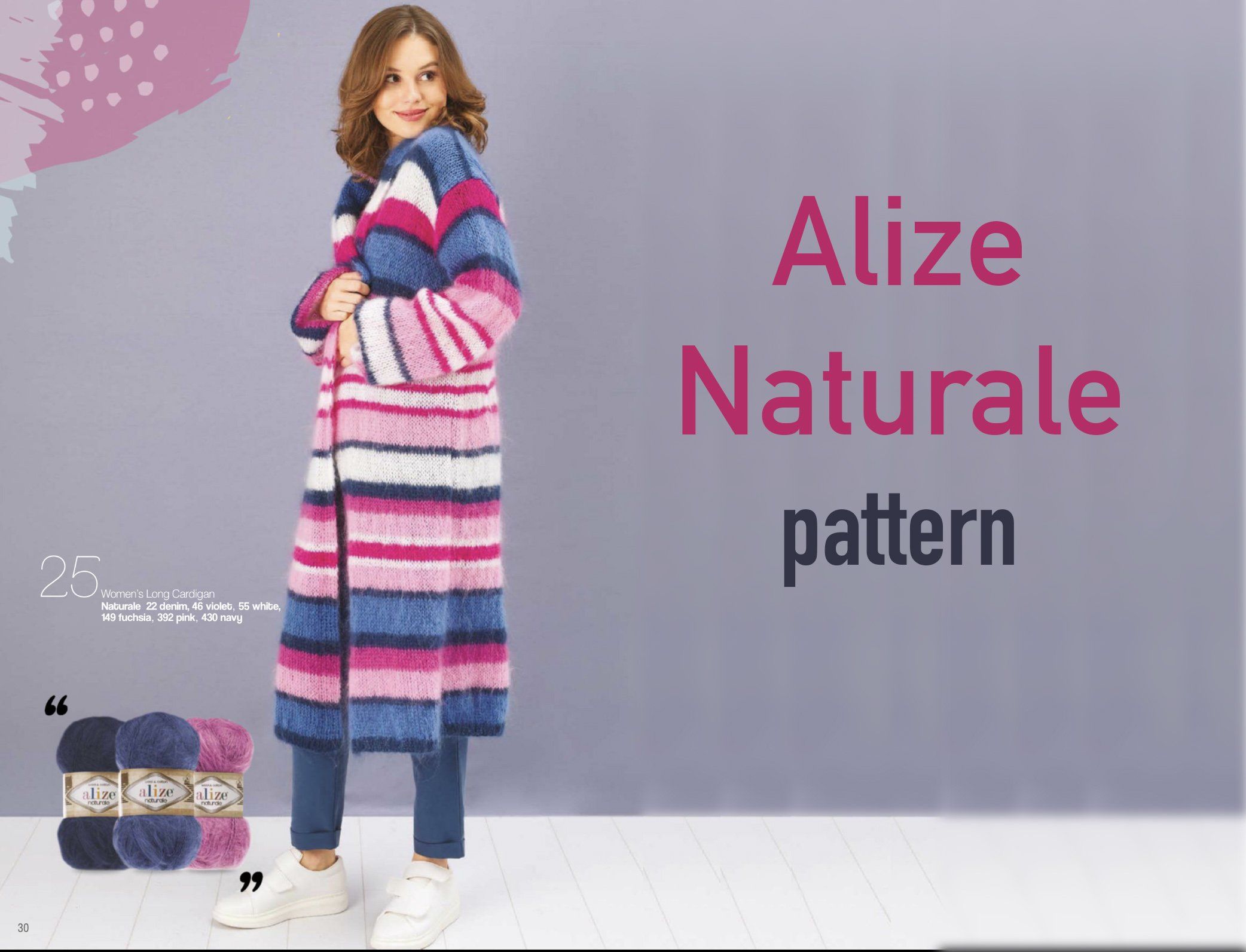 Women's Long Cardigan Pattern