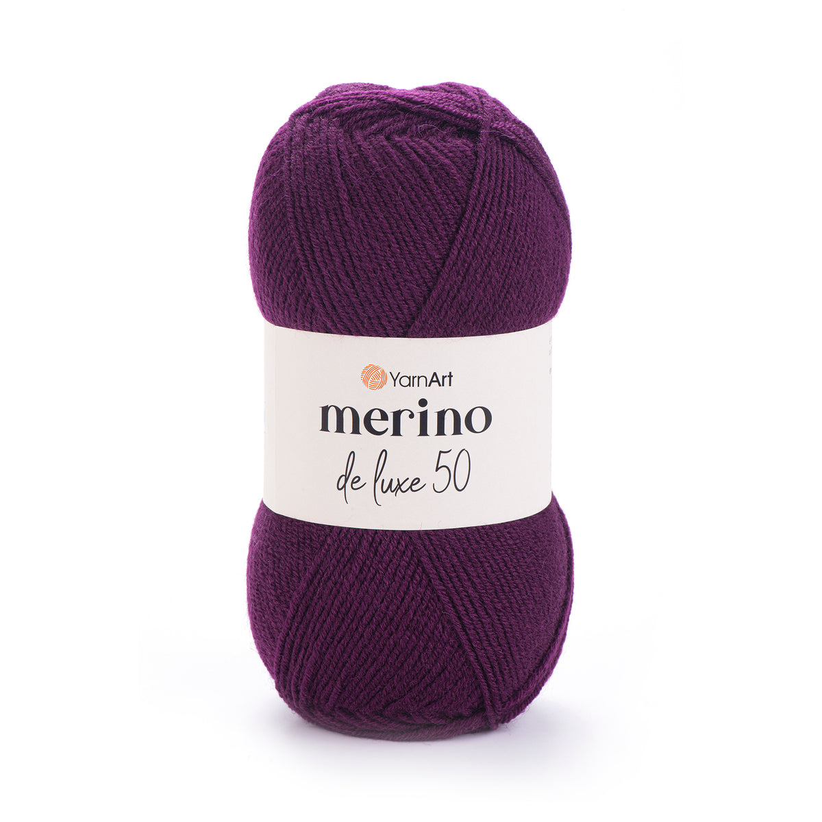 YarnArt Merino DeLuxe 50 10094 Aubergine – wool acrylic yarn