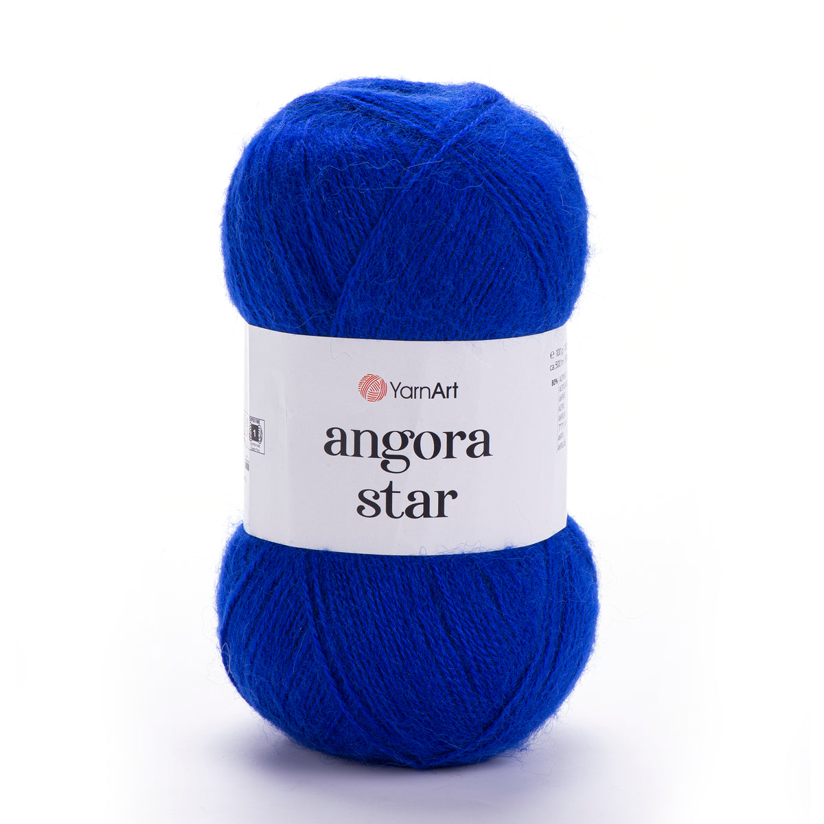 YarnArt Angora Star 152 Saphir – fil duveteux acrylique et laine