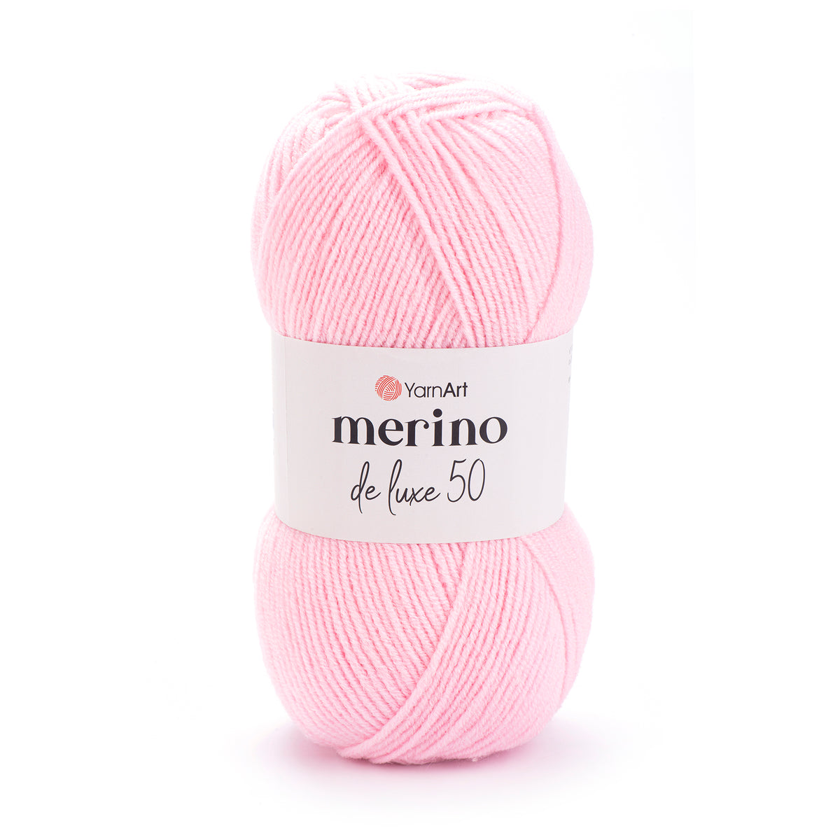 YarnArt Merino DeLuxe 50 217 Powder Pink – wool acrylic yarn