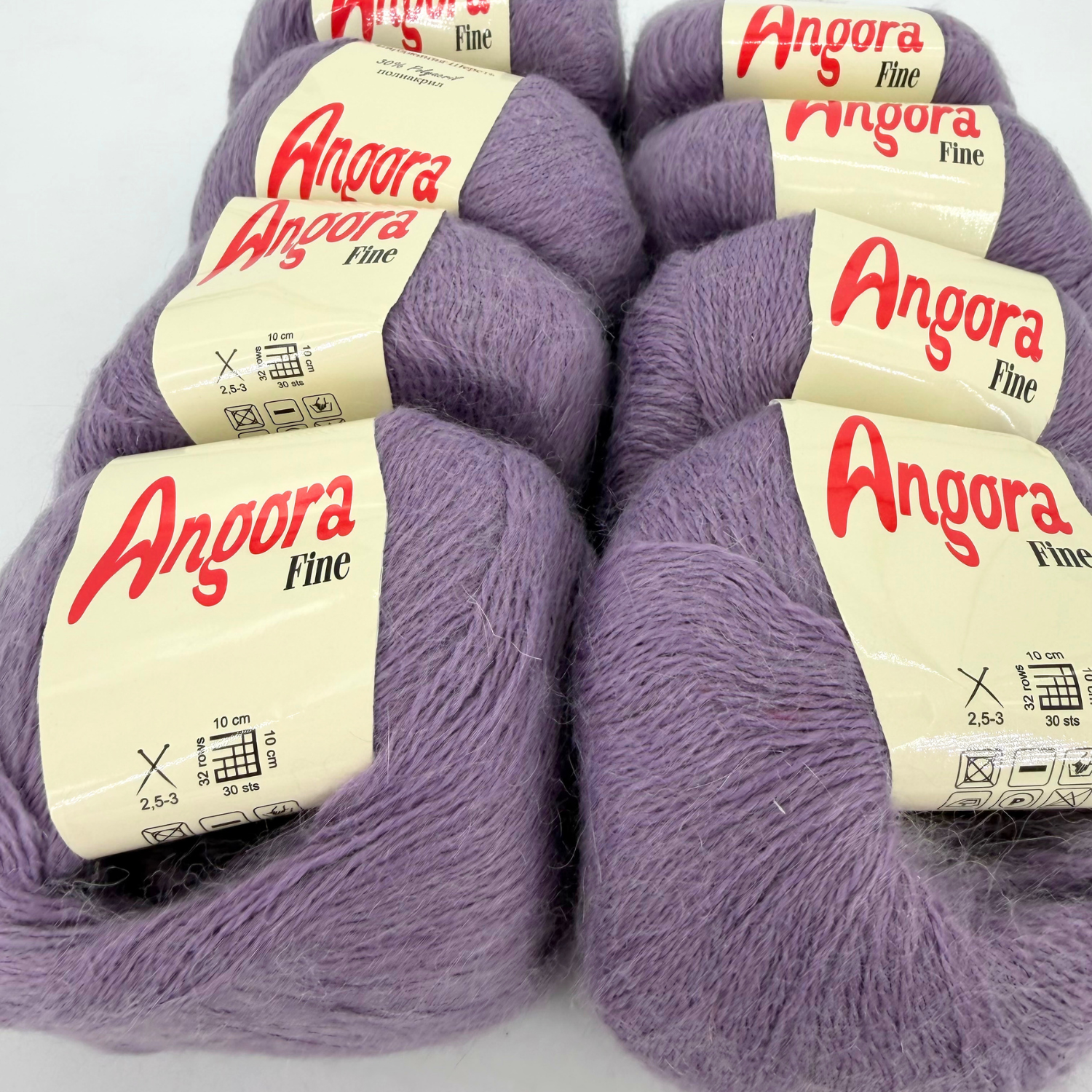 Angora Fine komplekt – Lilla (7 kera)