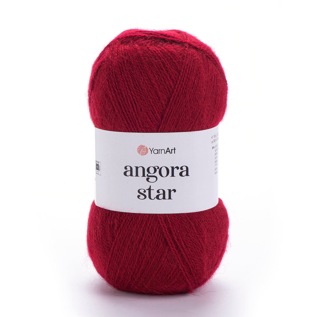 YarnArt Angora Star 3024 Bordeaux – fil duveteux acrylique et laine