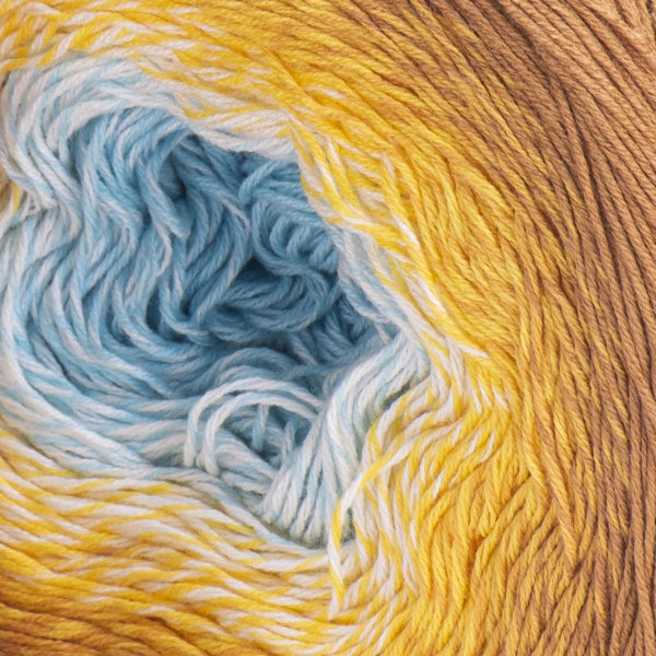 yarnart-flowers 309 Honey & Steel Blue