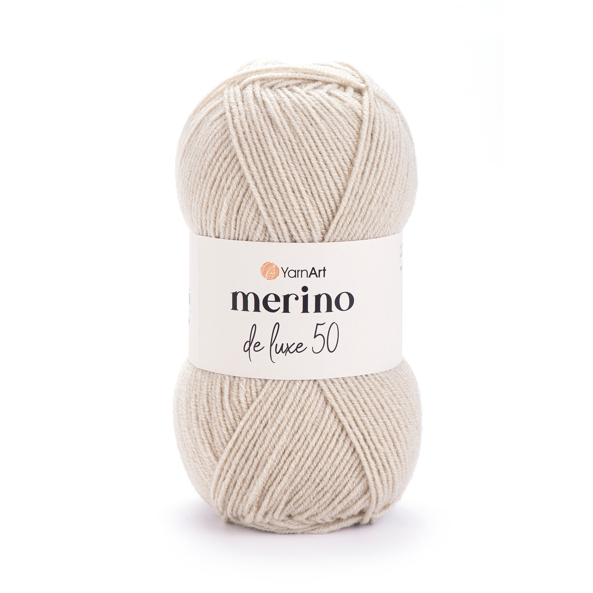 YarnArt Merino DeLuxe 50 33 Ivory – wool acrylic yarn