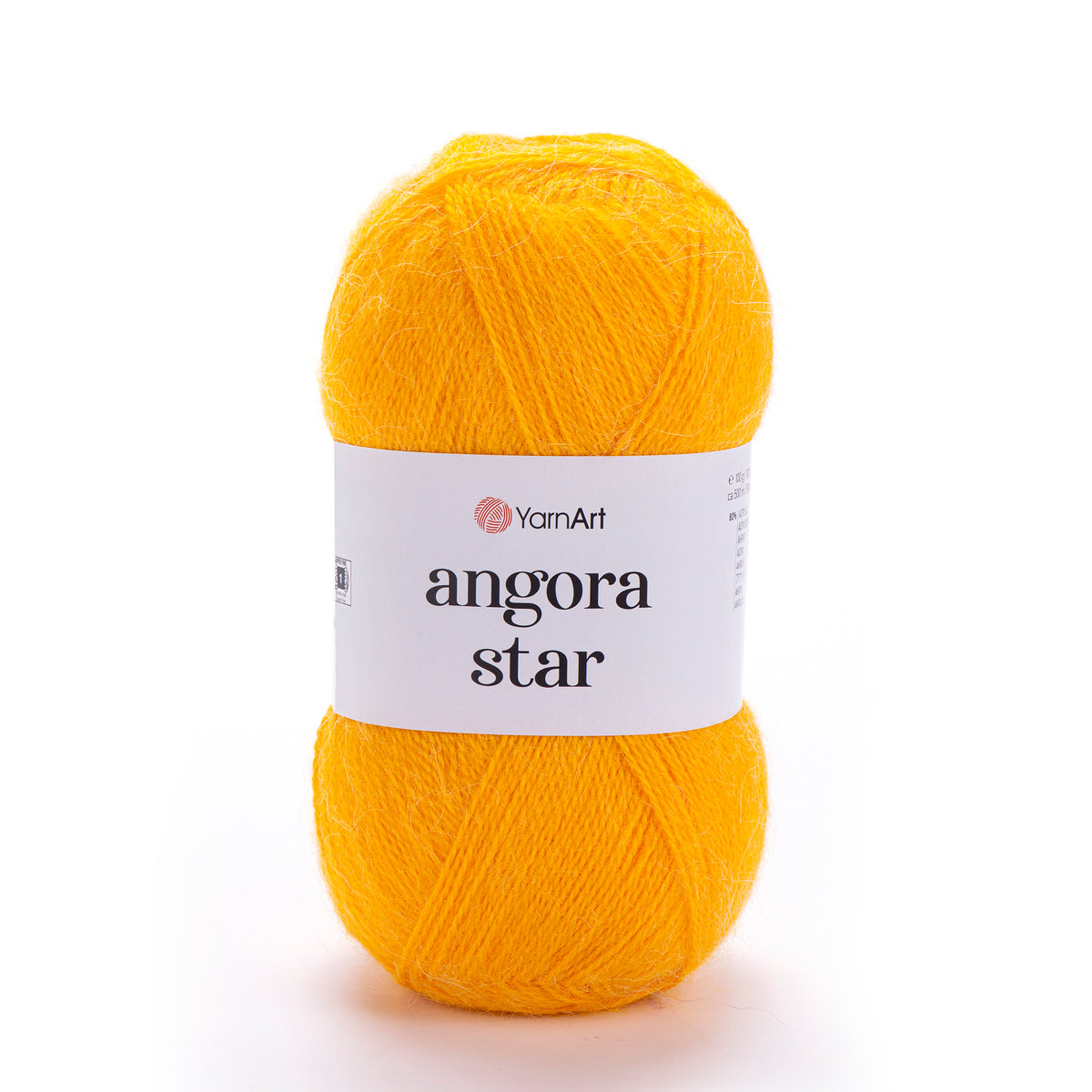 YarnArt Angora Star 586 Ocre – fil duveteux acrylique et laine
