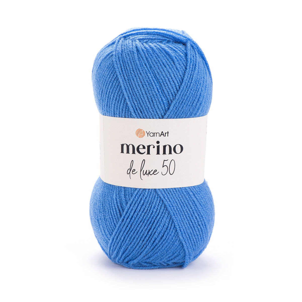 YarnArt Merino DeLuxe 50 600 Blue – wool acrylic yarn