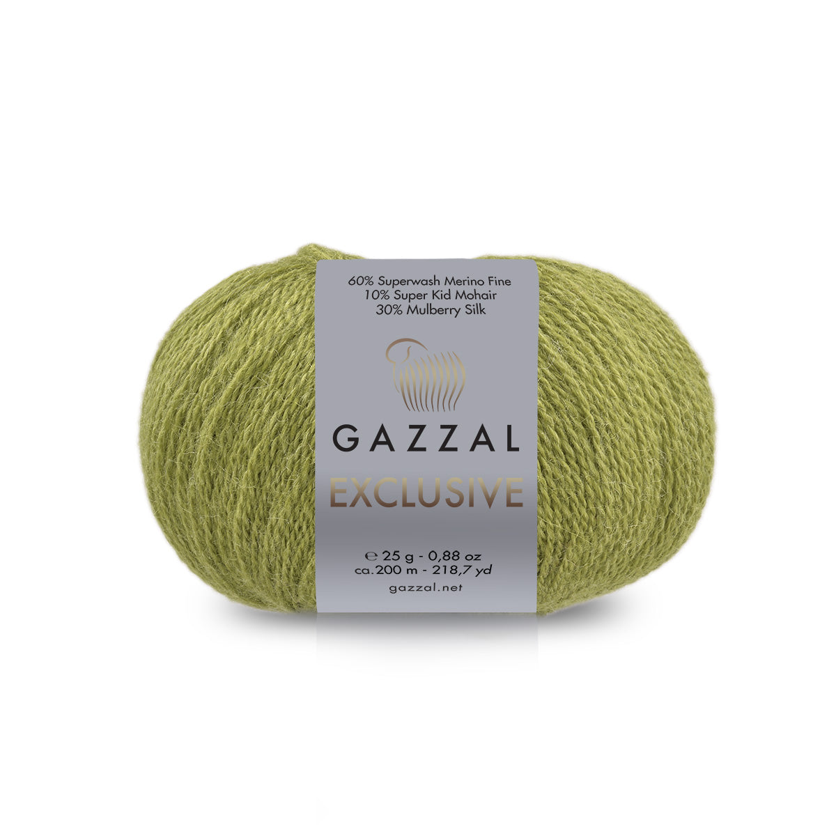 Gazzal Exclusive 9927 Samanų – merino vilnos, šilko ir moherio siūlai