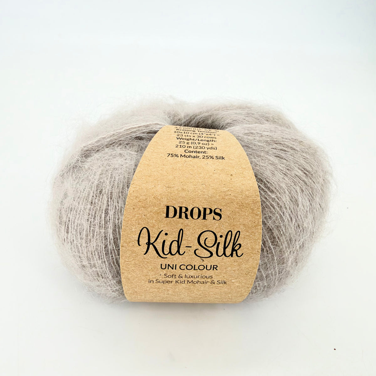 DROPS Kid-Silk 20 Светло-бежевый – пряжа из мохера и шёлка