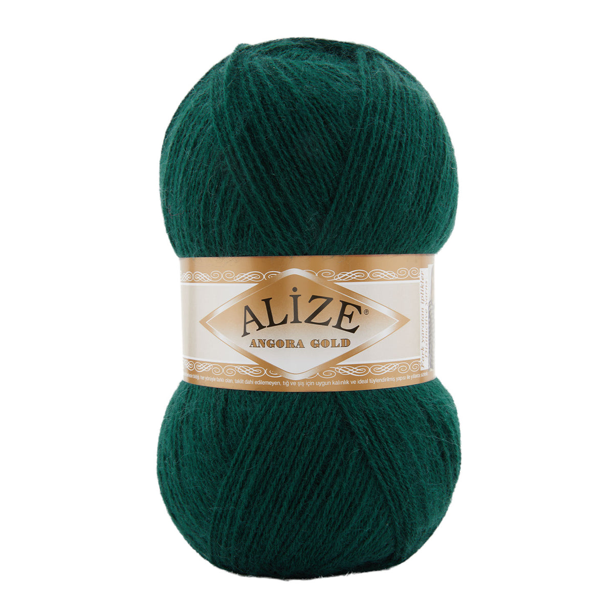 Alize Angora Gold 426 Mörk blågrön – akryl- och ullgarn