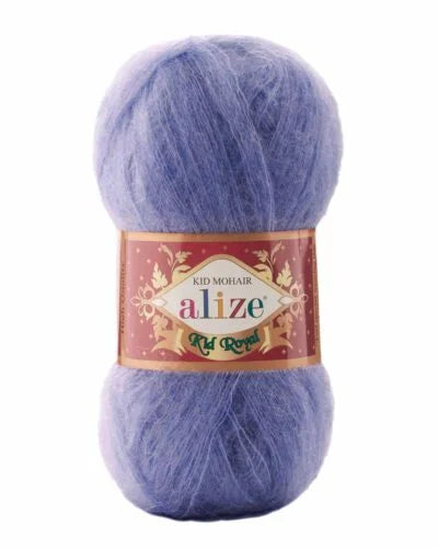 Alize Kid Royal 50 975 Indigo – ploni moherio siūlai