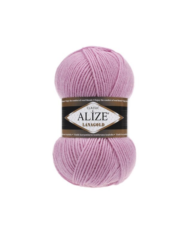 Alize Lanagold Classic 98 Pink – wool acrylic yarn