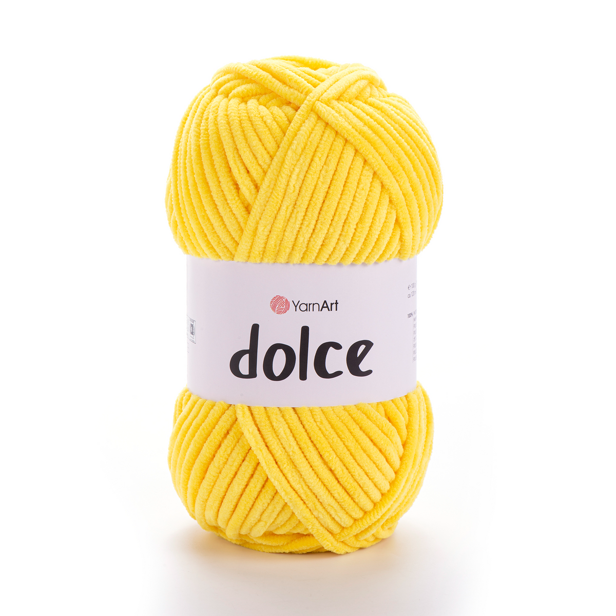 YarnArt Dolce 761 Kollane – kohev šenilllõng