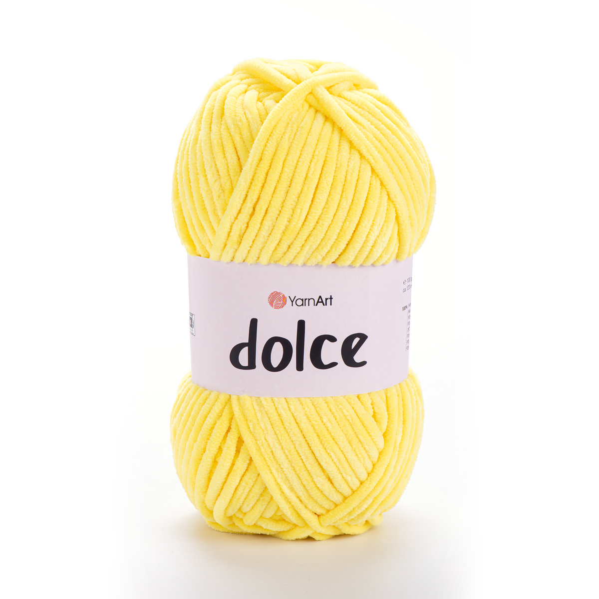 YarnArt Dolce 851 Võikollane – kohev šenilllõng