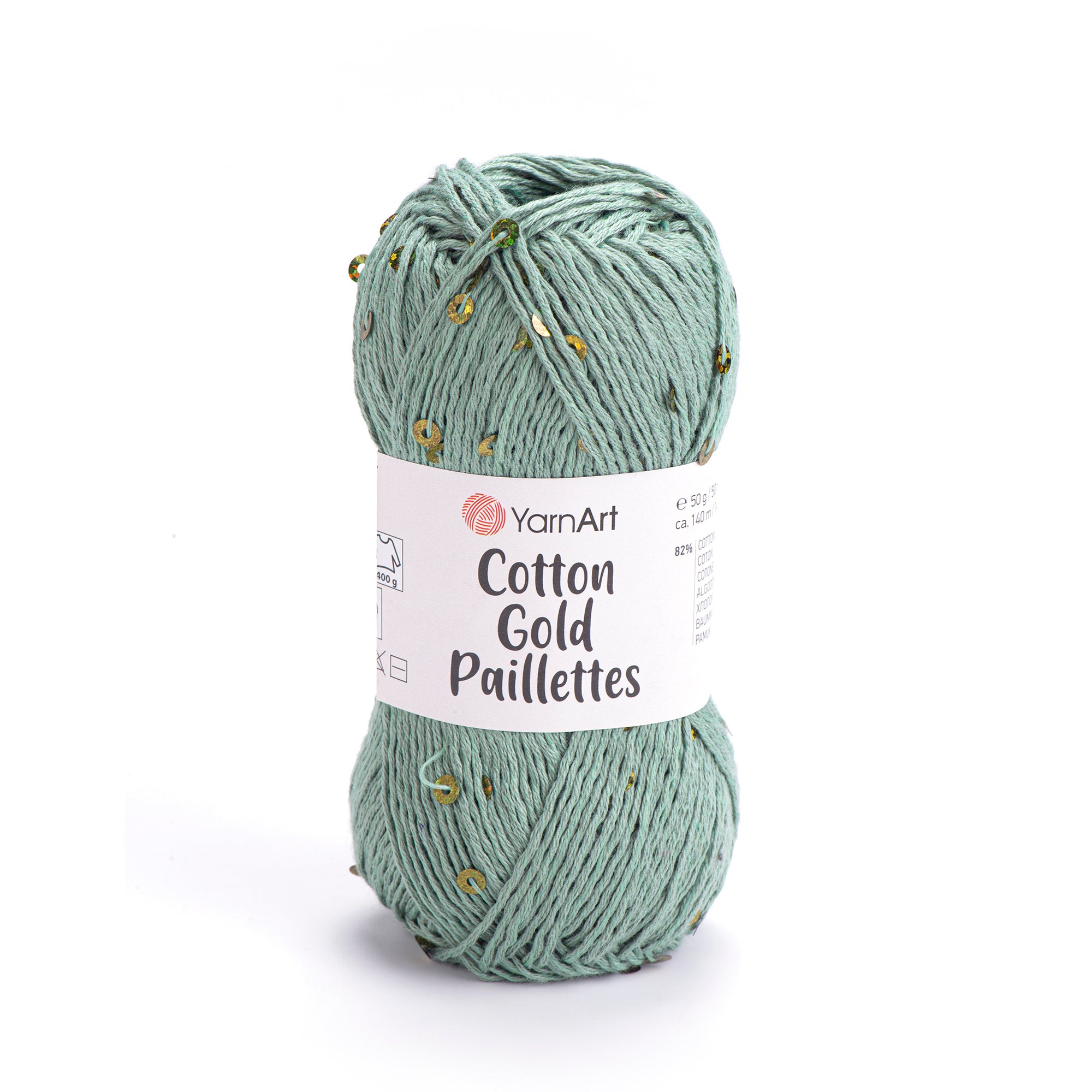 YarnArt Cotton Gold Paillettes
