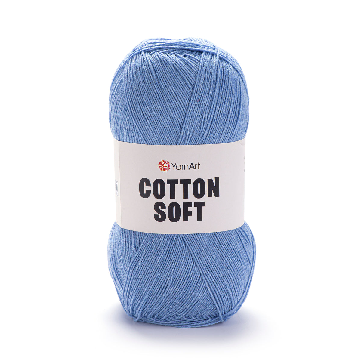 YarnArt Cotton Soft 15 Blåklint – tunt garn i bomull och akryl