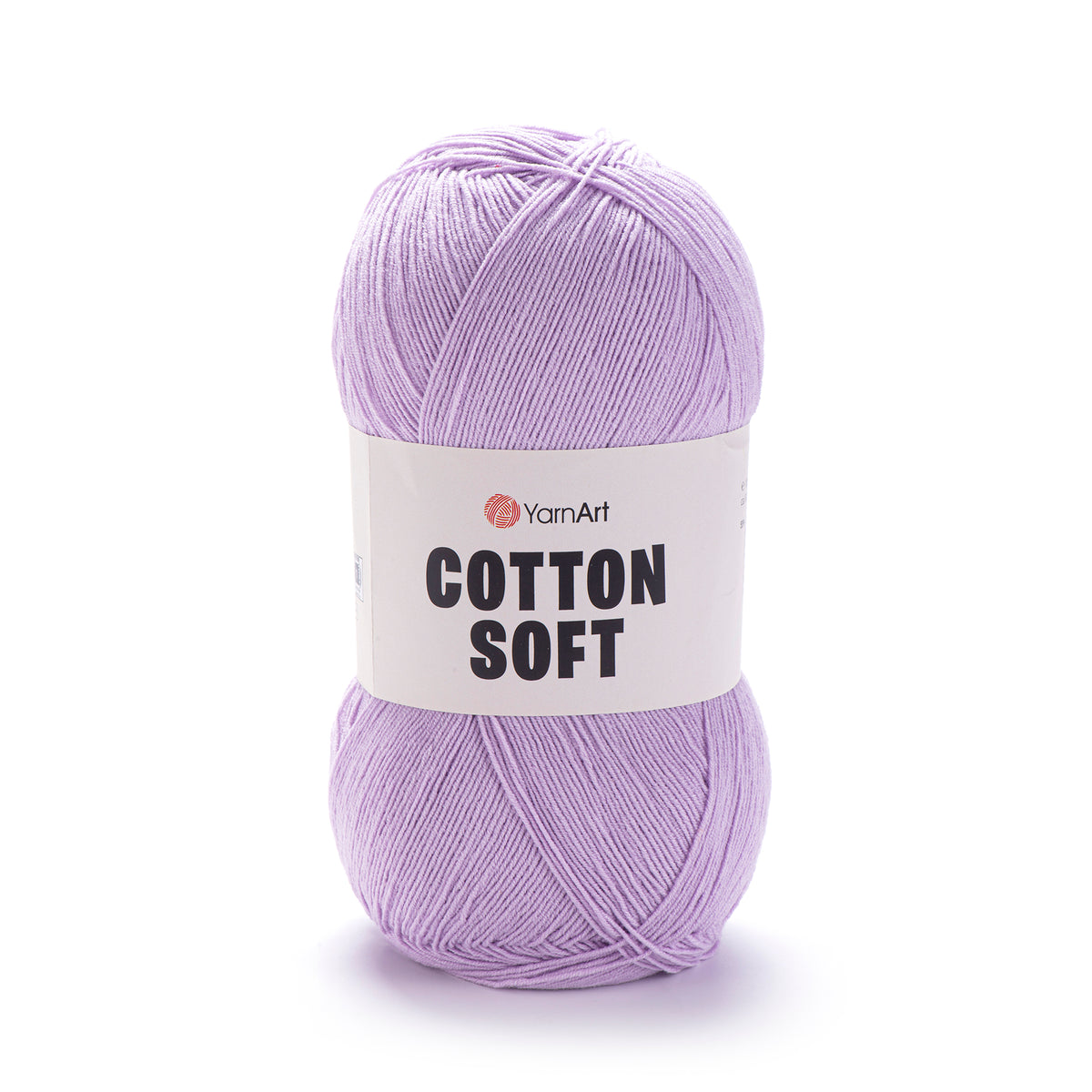 YarnArt Cotton Soft 19 Lavendel – tunt garn i bomull och akryl