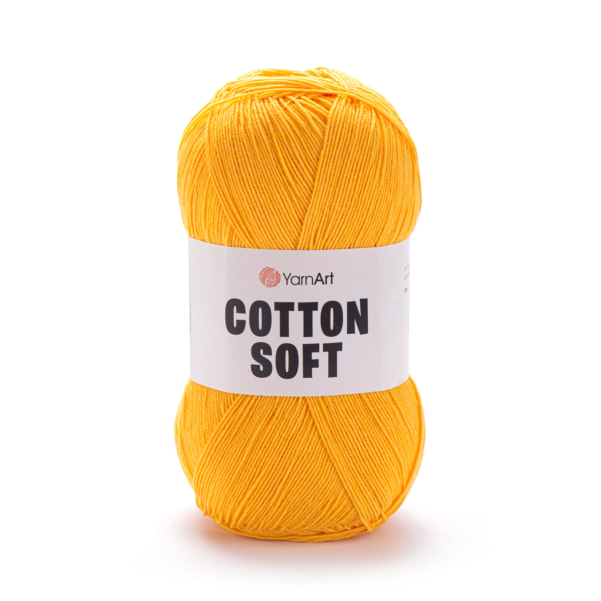 YarnArt Cotton Soft 35 Ockra – tunt garn i bomull och akryl