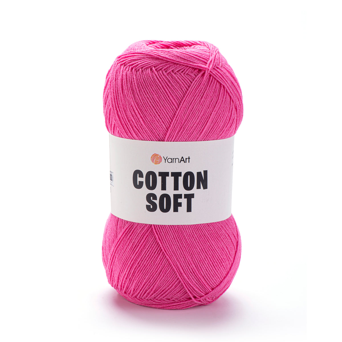YarnArt Cotton Soft 42 Magenta – tunt garn i bomull och akryl