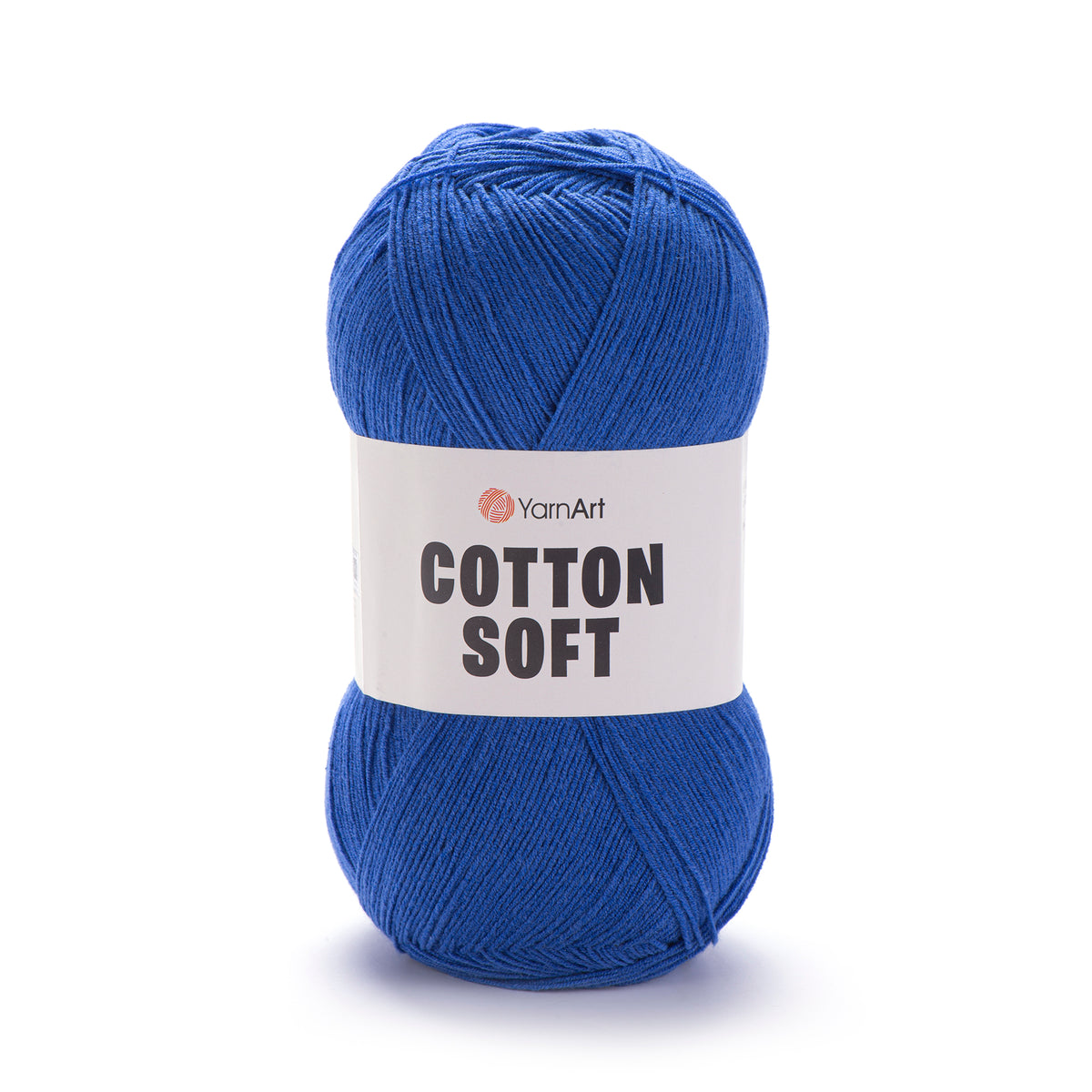 YarnArt Cotton Soft 47 Kungsblå – tunt garn i bomull och akryl