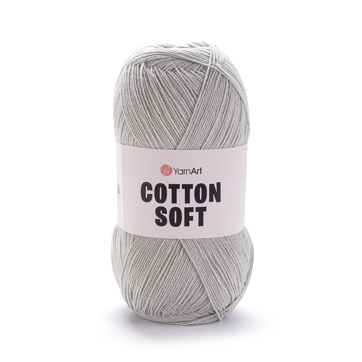 YarnArt Cotton Soft 49 Grå – tunt garn i bomull och akryl