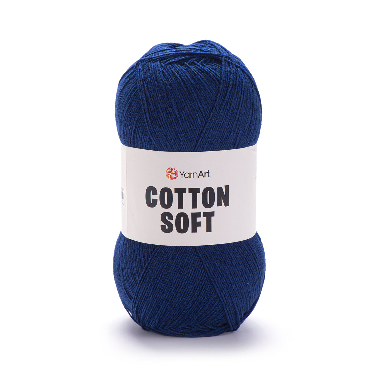 YarnArt Cotton Soft 54 Marinblå – tunt garn i bomull och akryl