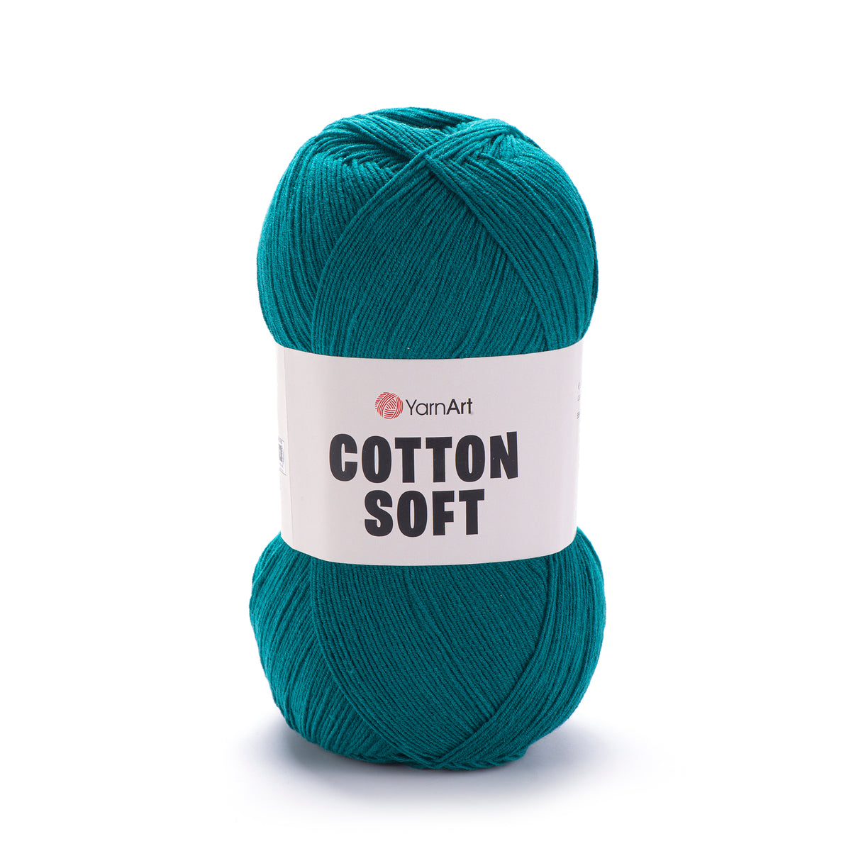YarnArt Cotton Soft 63 Petrol – tunt garn i bomull och akryl