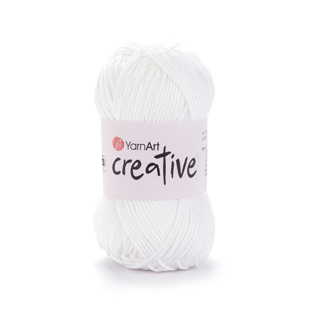 YarnArt Creative 220 Blanc cassé – fil pur coton mat