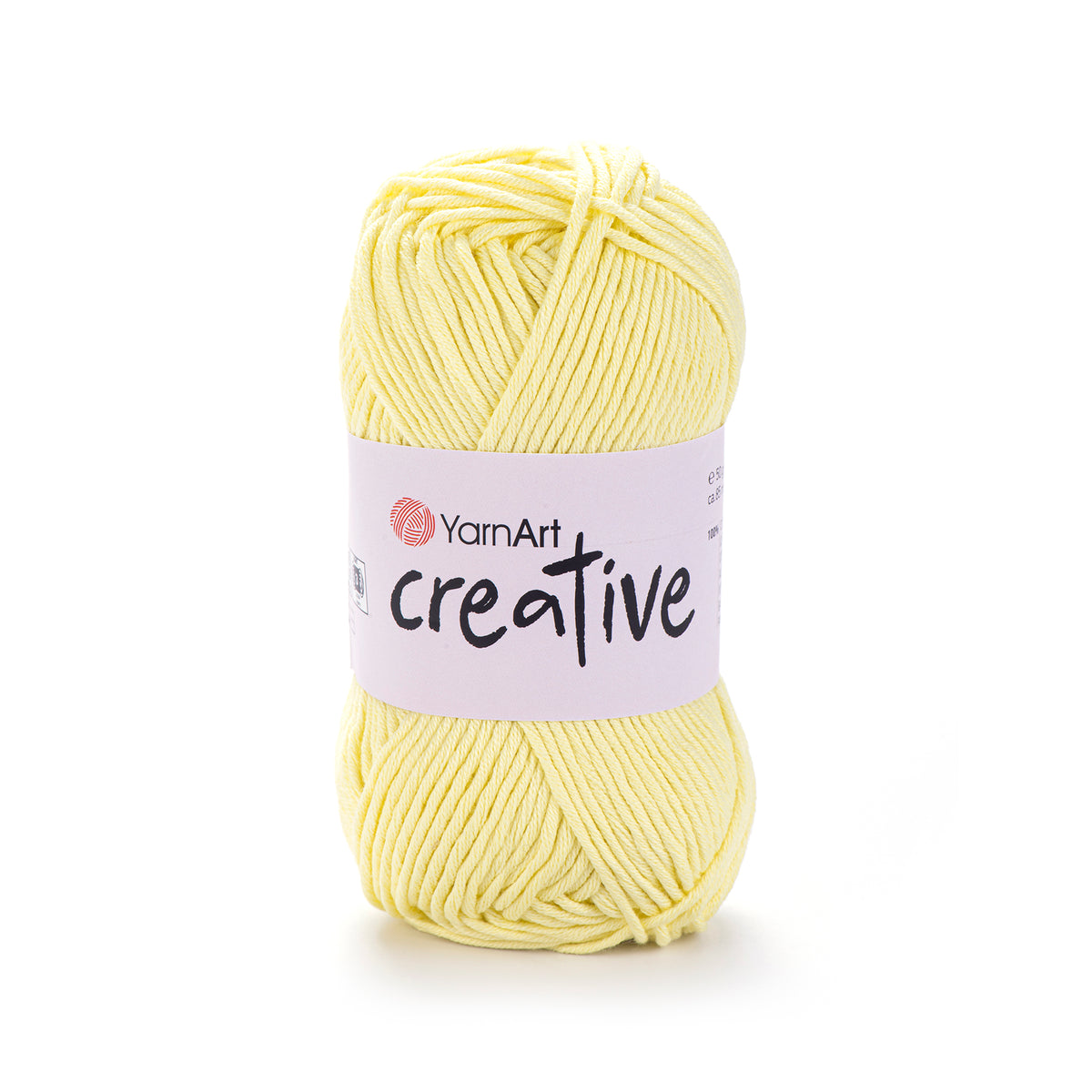 YarnArt Creative 224 Vanille – fil pur coton mat