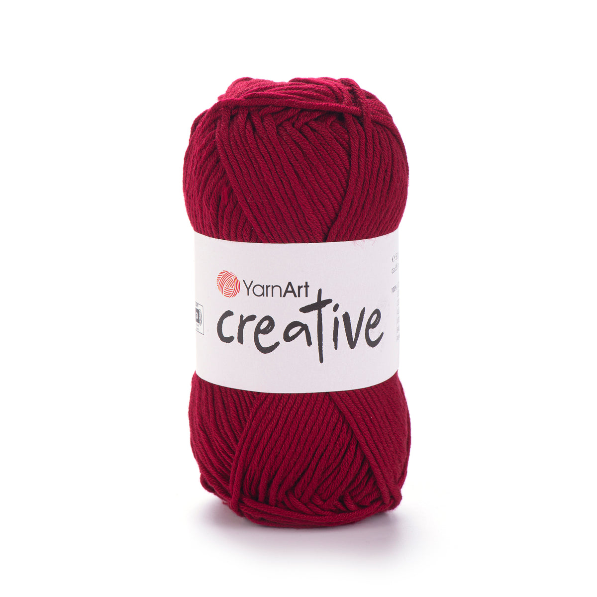YarnArt Creative 238 Bordeaux – fil pur coton mat