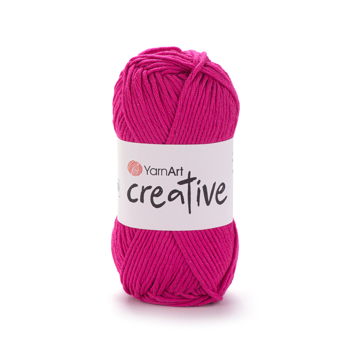 YarnArt Creative 243 Magenta – fil pur coton mat