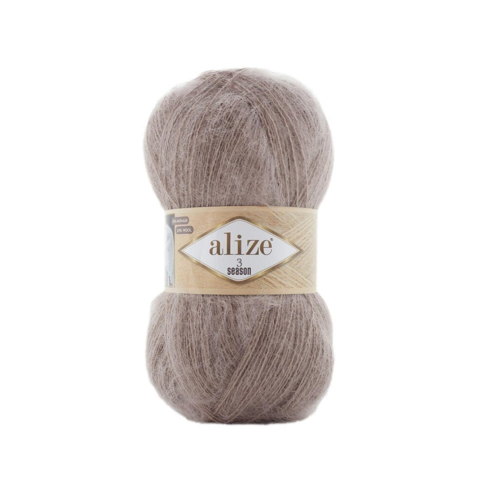 Alize 3 Season 541 Mokos – lengvi akrilo siūlai su moheriu ir vilna