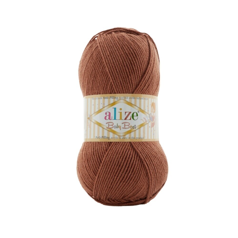 Alize Baby Best 572 Коричный – детская пряжа с бамбуком