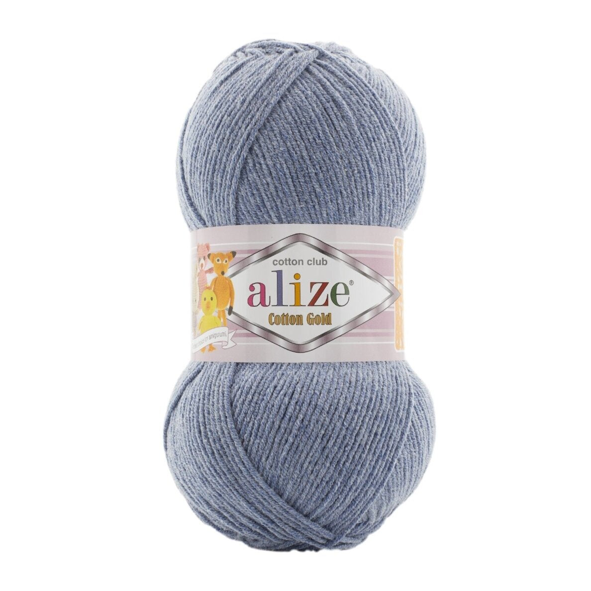 Alize Cotton Gold 962 Denim – bomulls- och akrylgarn