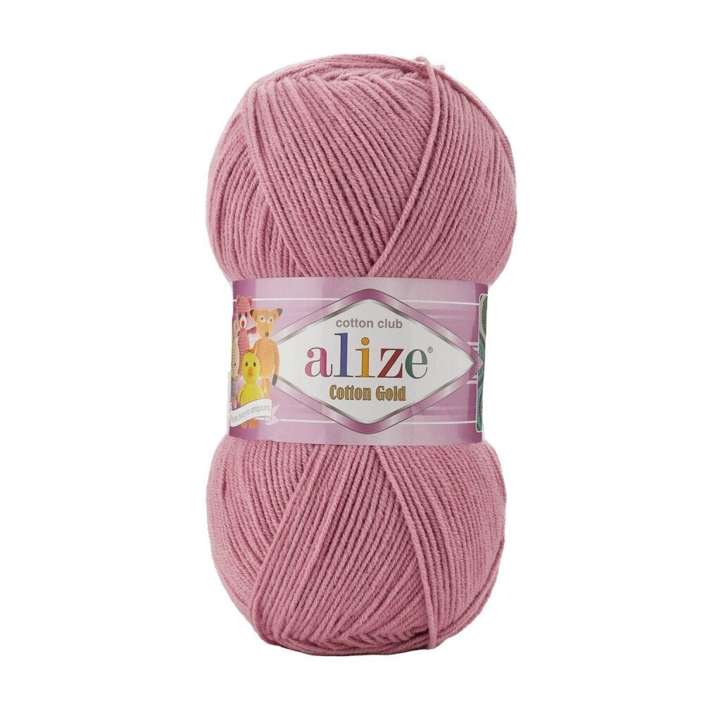 Alize Cotton Gold 676 Rosé – bomulls- och akrylgarn