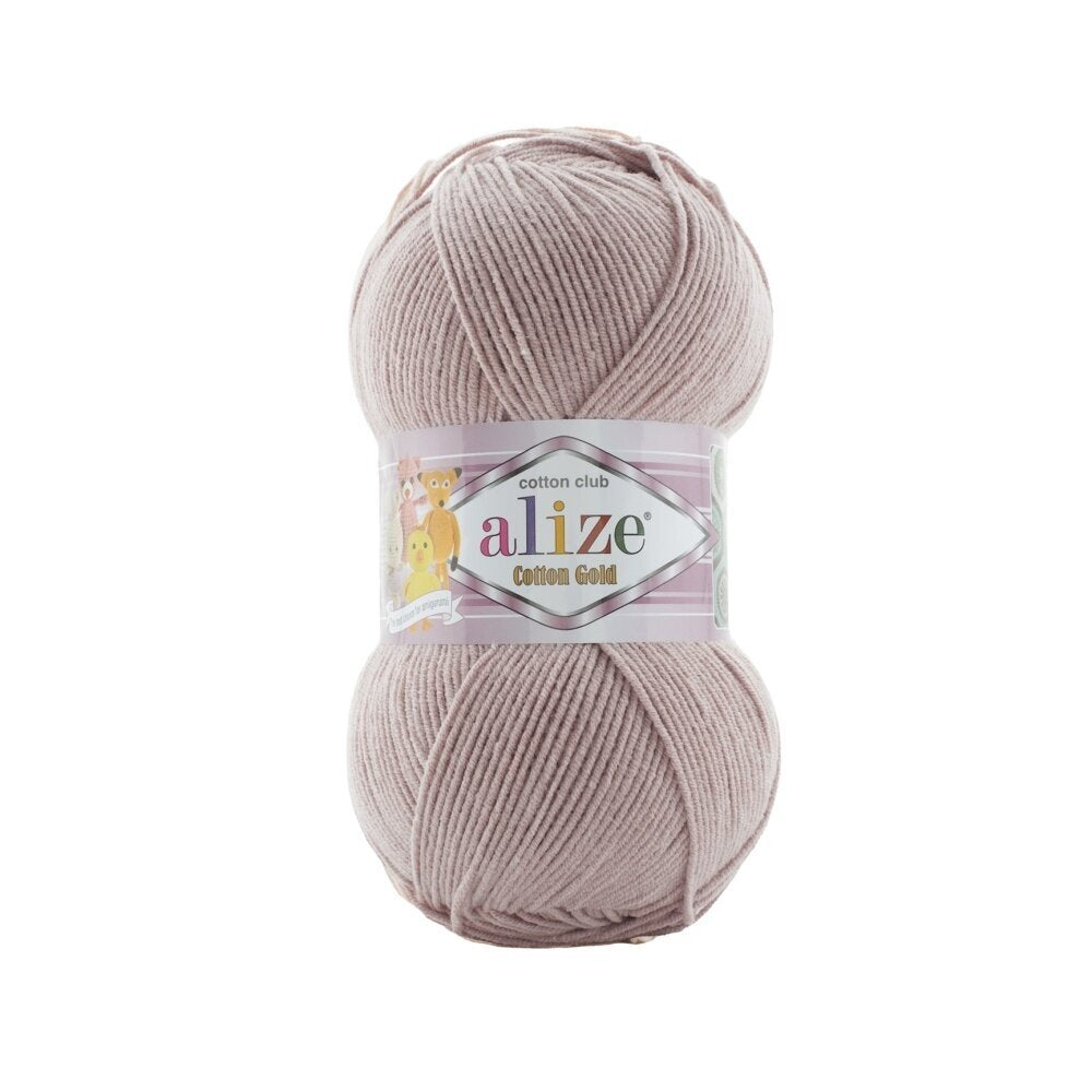 Alize Cotton Gold 592 Mink – bomulls- och akrylgarn