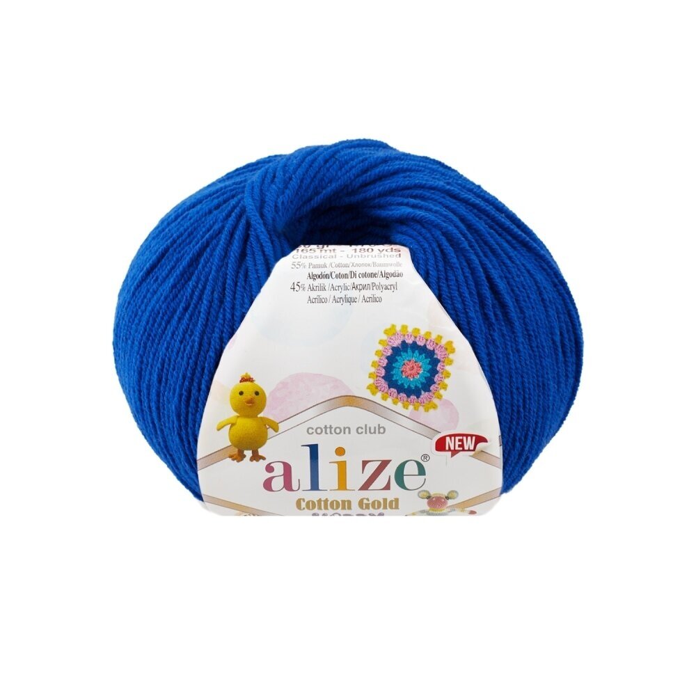 Alize Cotton Gold Hobby 141 Karaliski zila – kokvilnas un akrila dzija
