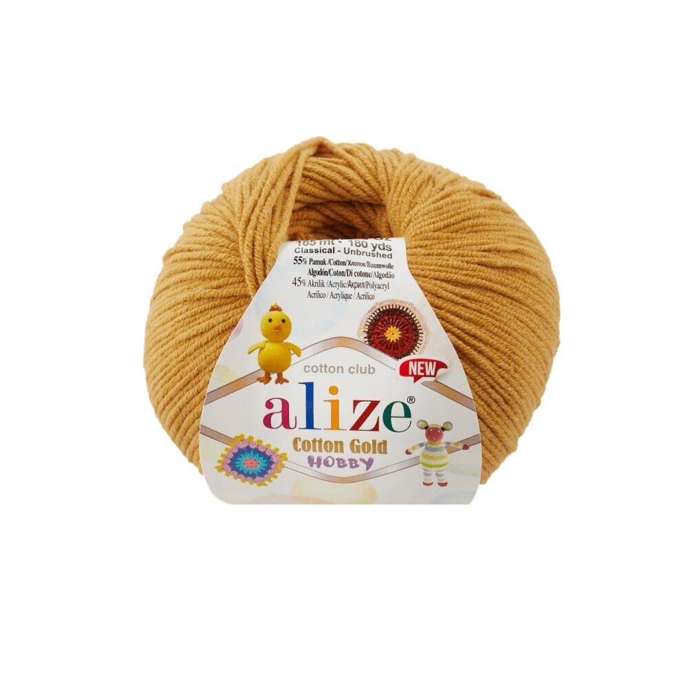 Alize Cotton Gold Hobby 02 Safrāna – kokvilnas un akrila dzija