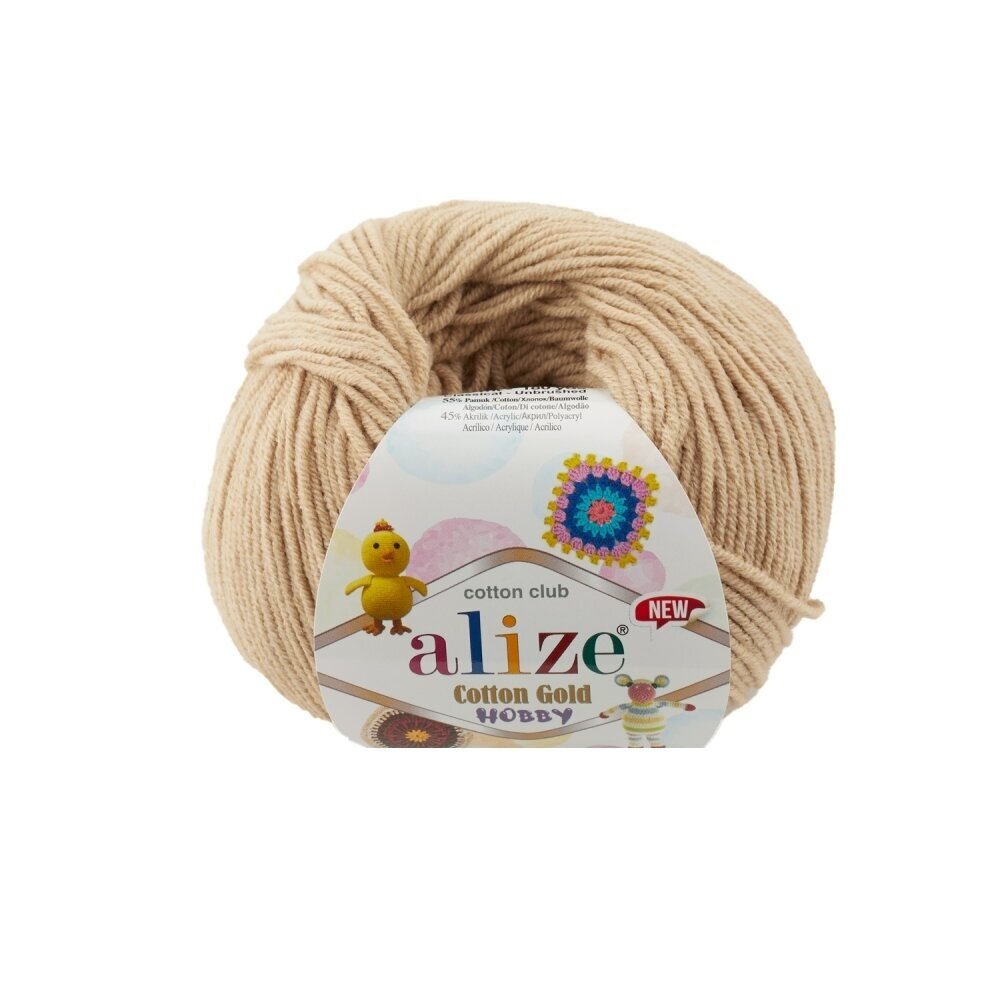 Alize Cotton Gold Hobby 262 Kafijas ar pienu – kokvilnas un akrila dzija