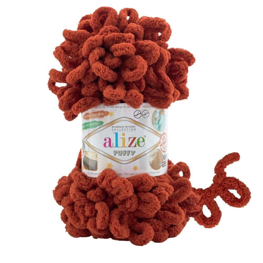 Alize Puffy 36 Roostepruun – aaslõng