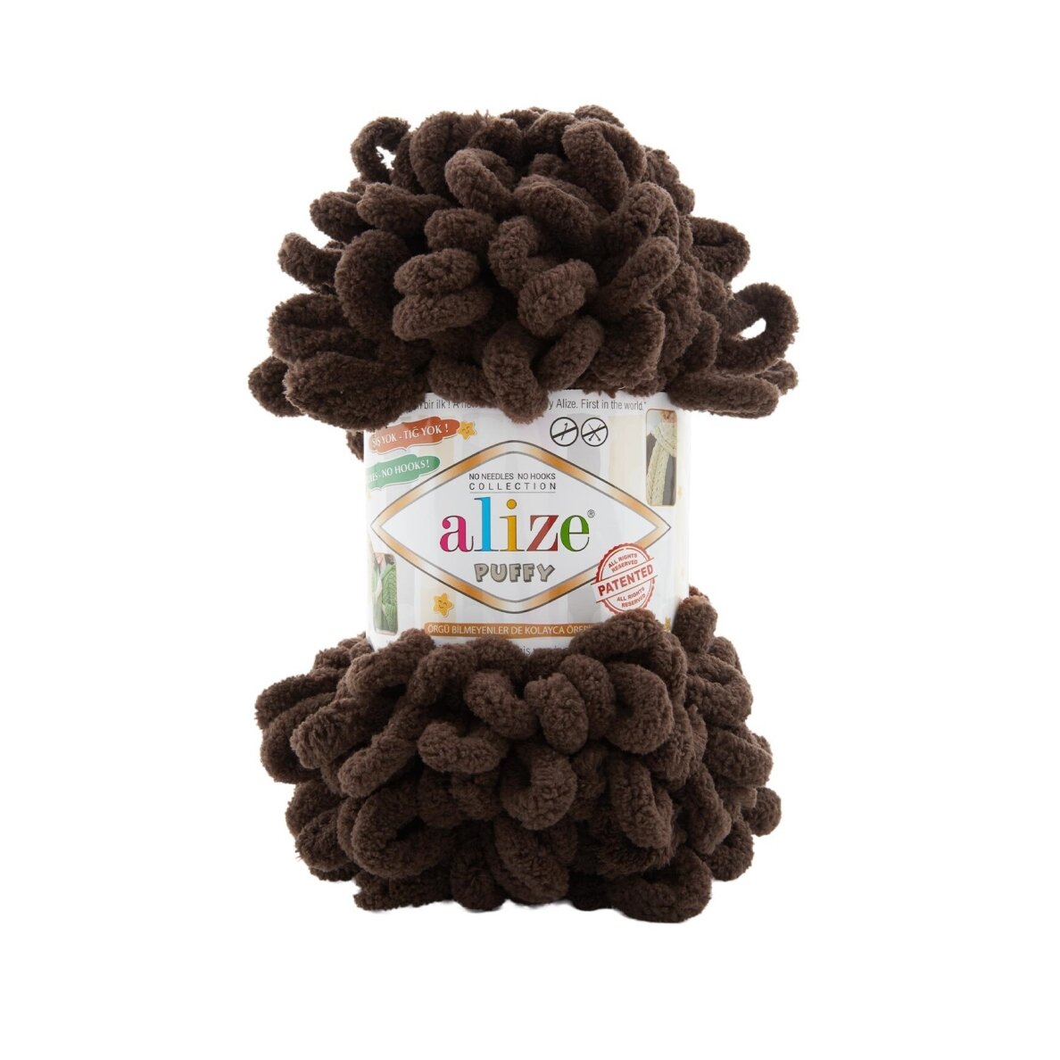 Alize Puffy 26 Tumepruun – aaslõng