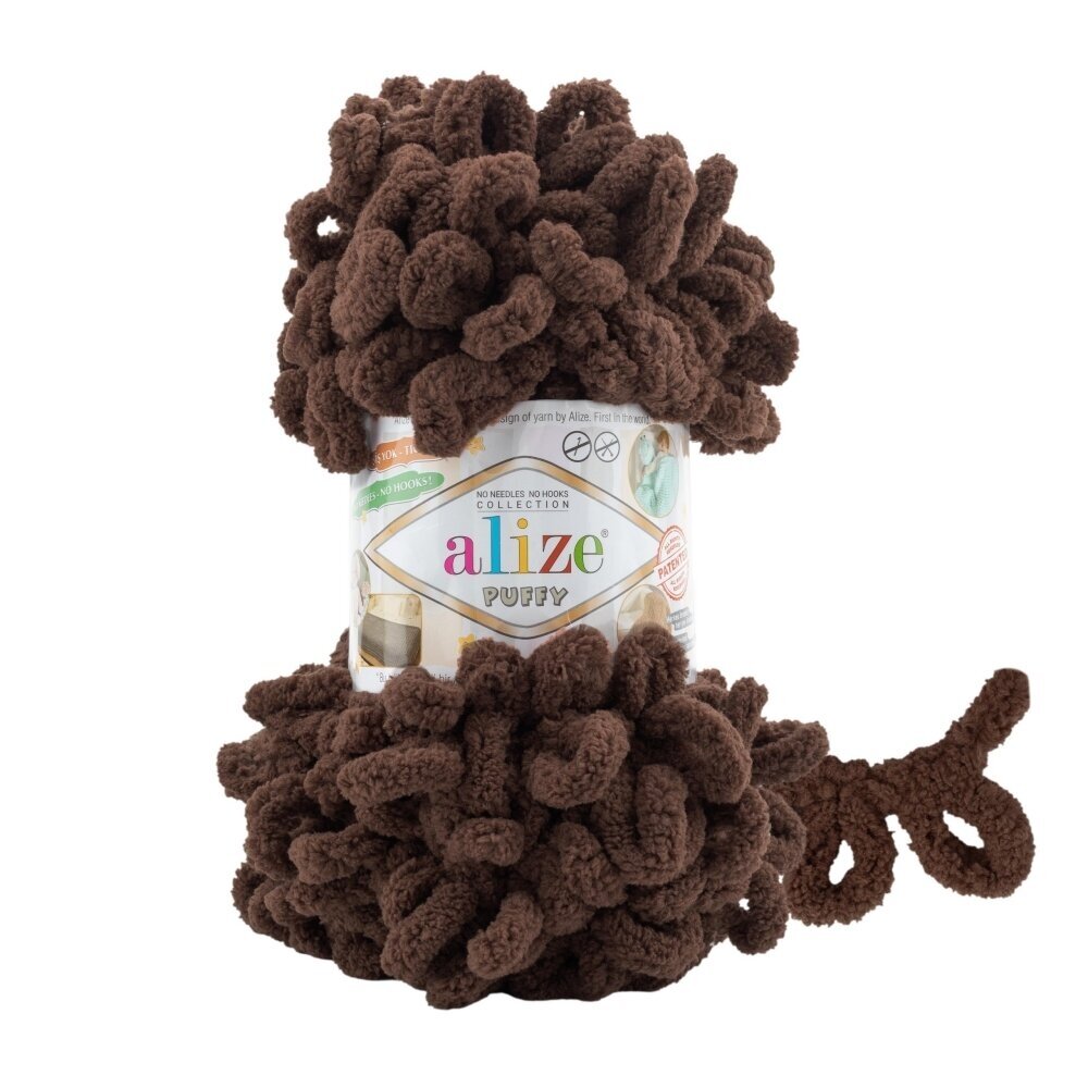 Alize Puffy 493 Pruun – aaslõng