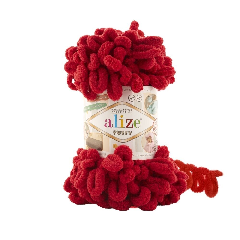 Alize Puffy 106 Punane – aaslõng