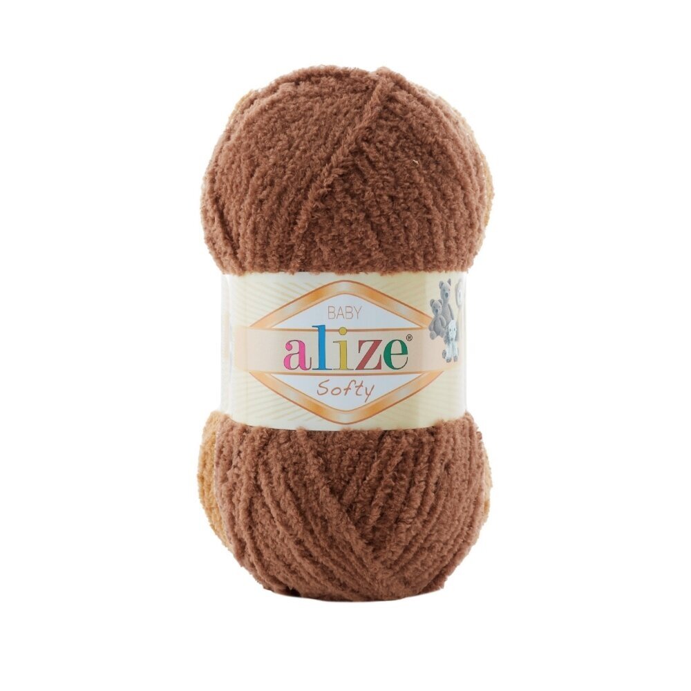 Alize Softy Baby 321 Kakao – mjukt babygarn i plysch