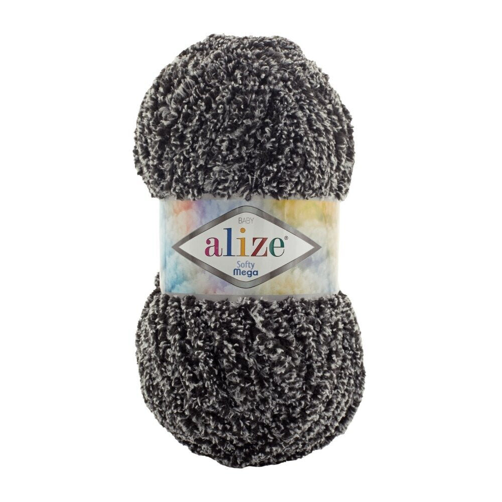 Alize Softy Mega 799 Panda – jäme plüüslõng