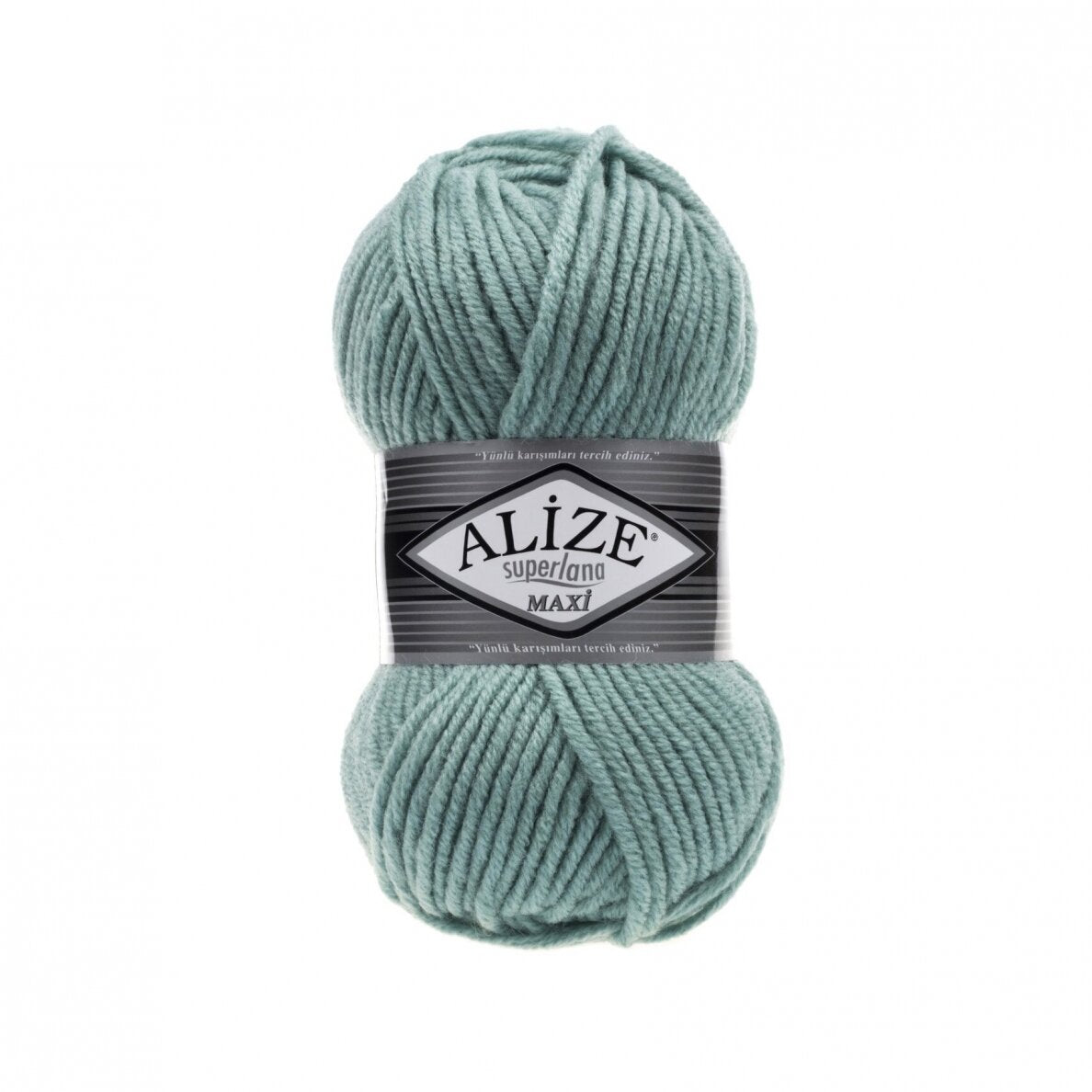 Alize Superlana Maxi 463 Teal – chunky wool acrylic yarn